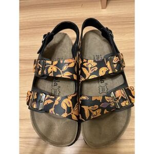New No Box Betula by Birkenstock Floral Slingback Sandals Size 42 L11 M9